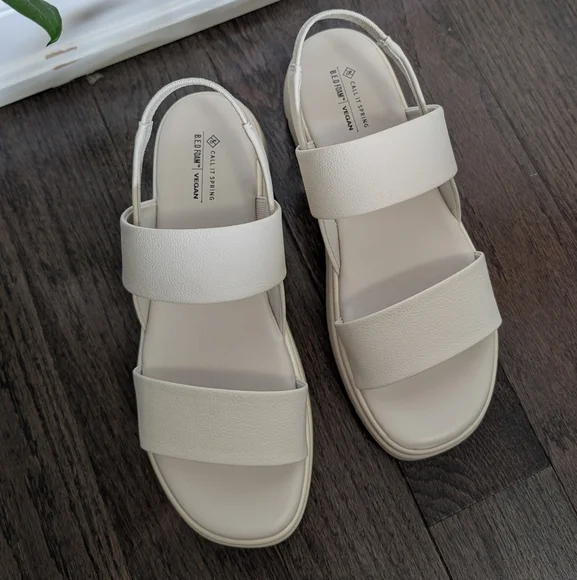 Call It Spring Adia Sandals - Cream - Picture 2 of 8